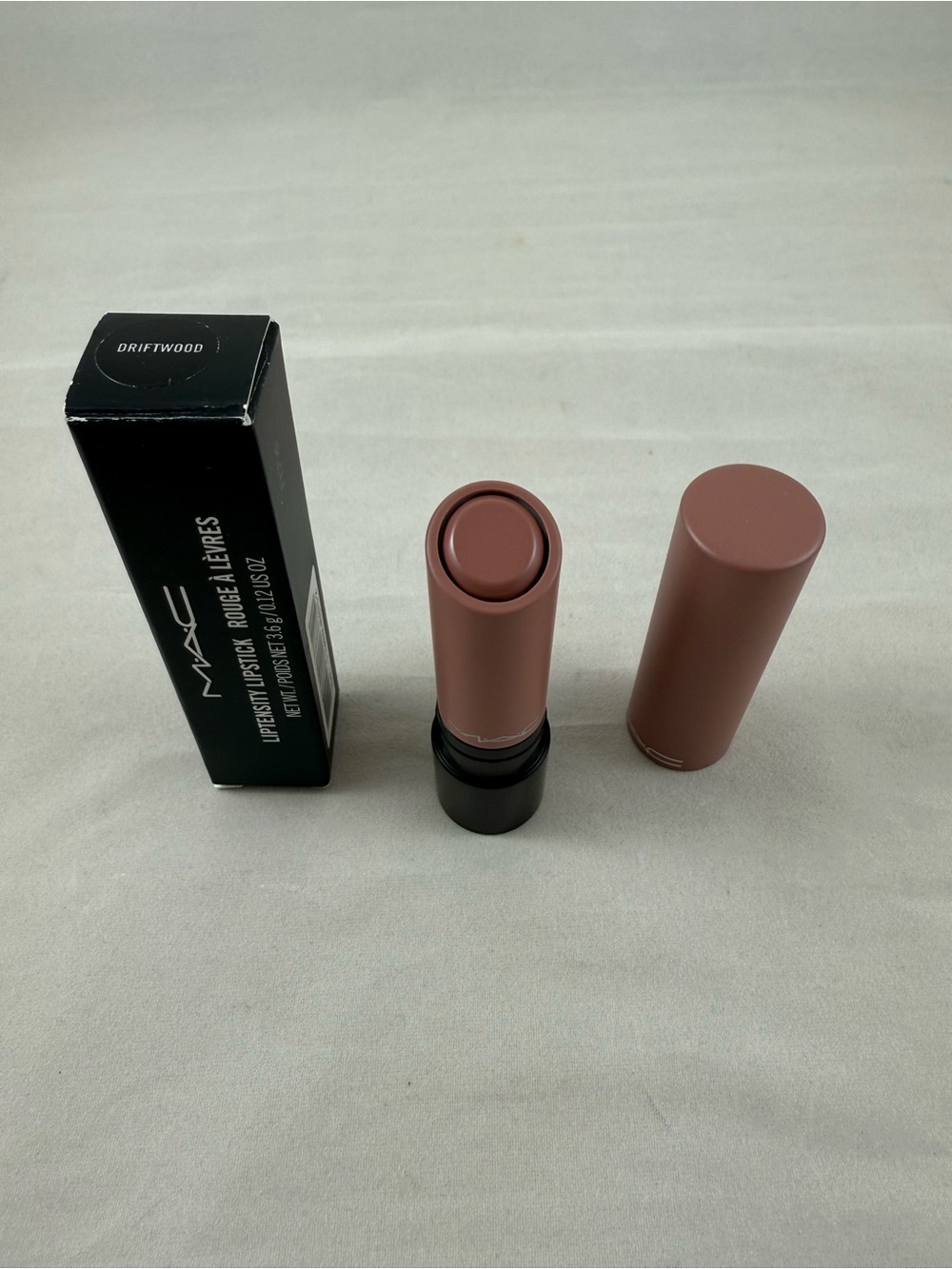 MAC Cosmetics liptensity lipstick in Driftwood